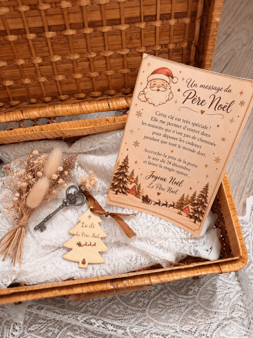 La clé magique du Père Noël – Personnalisée