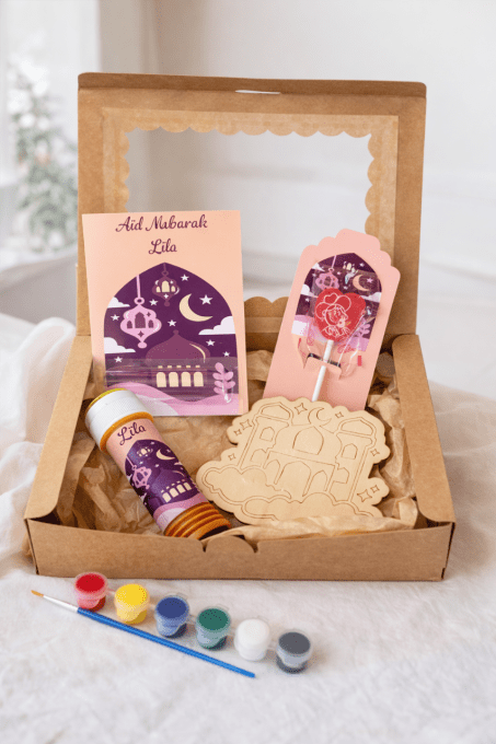 Coffret enfant personnalisé – Aïd & Pâques