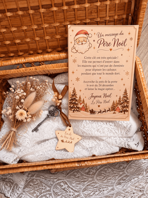 La clé magique du Père Noël – Personnalisée