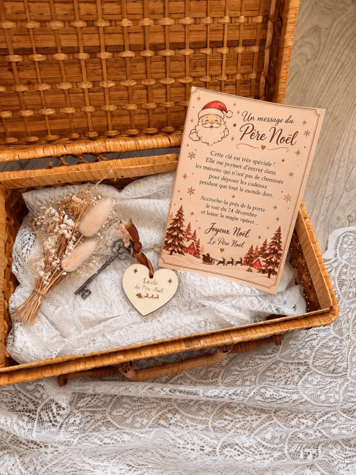 La clé magique du Père Noël – Personnalisée