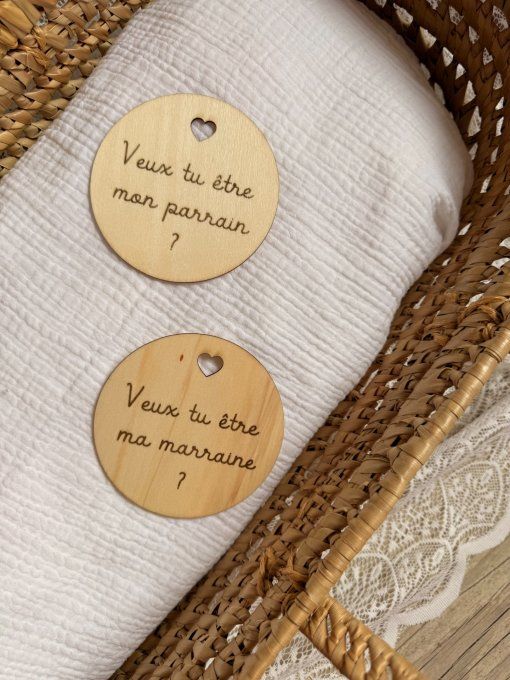 ✨ Cercle en bois gravé – « Veux-tu être ....  ? » ✨