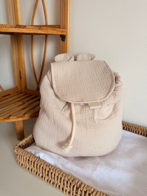 Sac de maternelle brodé – Modèle Souris