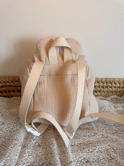 Sac de maternelle brodé – Modèle Souris