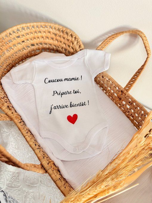 Body bébé personnalisé 