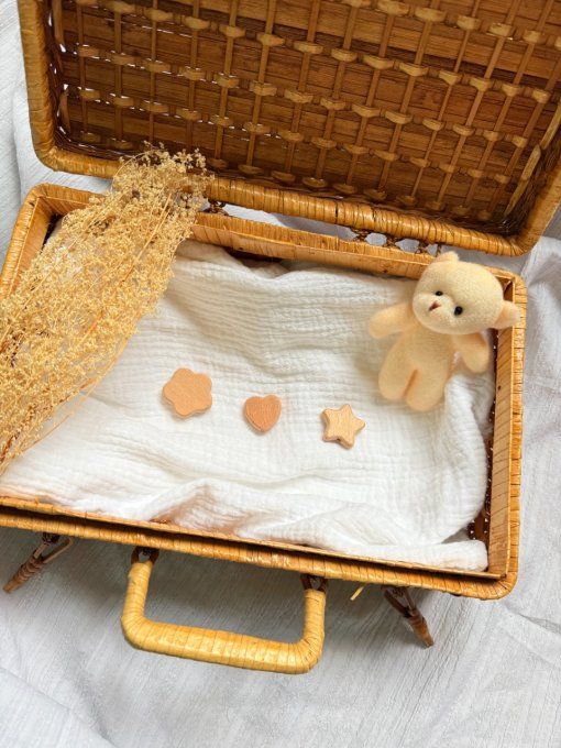 Porte-clés en perles personnalisés avec gravure