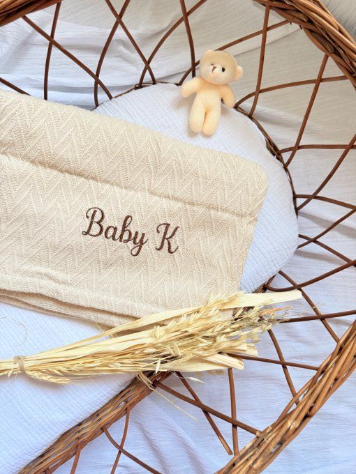 Nos couvertures bébé - broderie simple